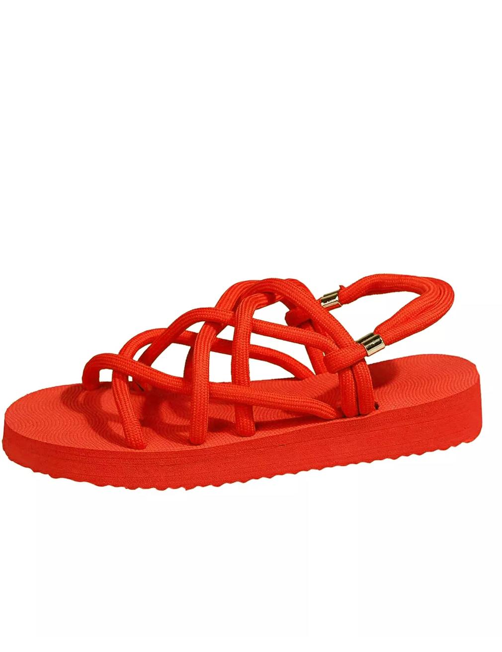 Beach Sandal Red